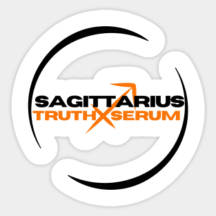 Sagittarius Sun Sign - Truth Serum Sticker